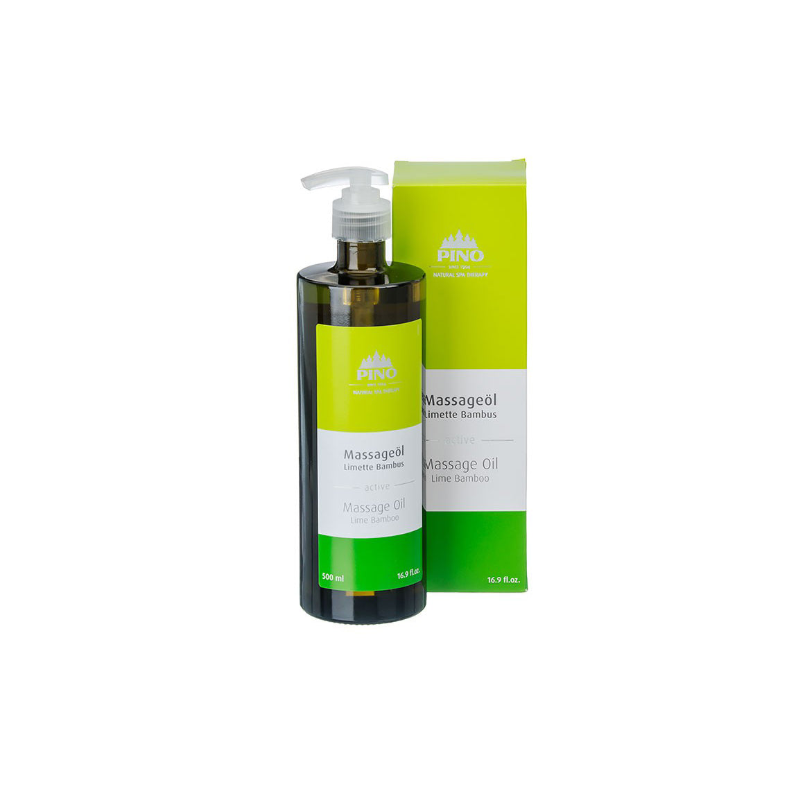 Massage Oil Lime Bamboo - 16.9 fl. oz. / 500 ml